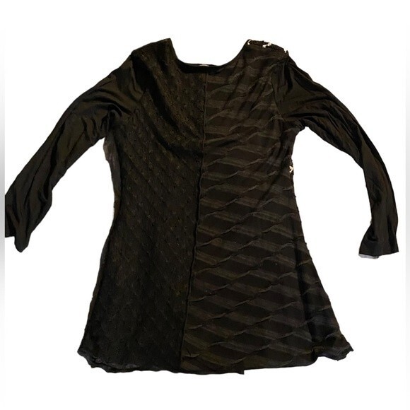 Indigo Soul crochet sweater in 5 different patterns, mini dress size small - Picture 7 of 7